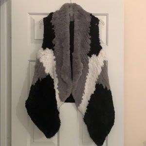 The Limited faux fur sweater